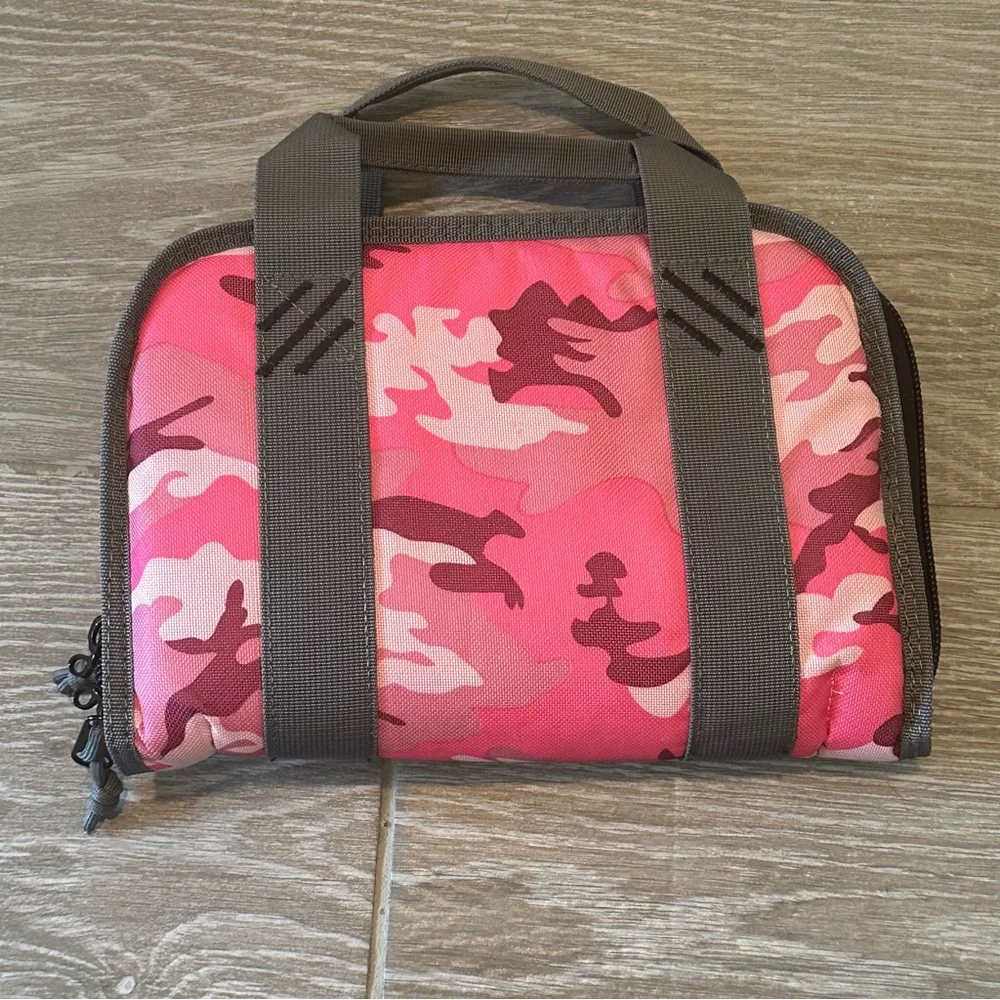 G.P.S. Wild About Shooting Pink Camouflage Pistol 11” Case Outdoor